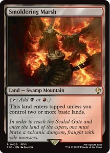 1 x Smoldering Marsh - Final Fantasy Commander - LP - MTG - Picture 1 of 1
