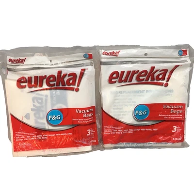 Eureka Type F & G Upright Vacuum Cleaner Bags New Unused Disposable Lot Of 5 - Image 1 of 4