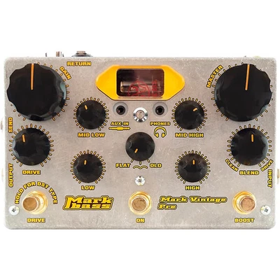Markbass Mark Vintage Pre Tube Bass Preamp Pedal Metal - Image 1 of 4
