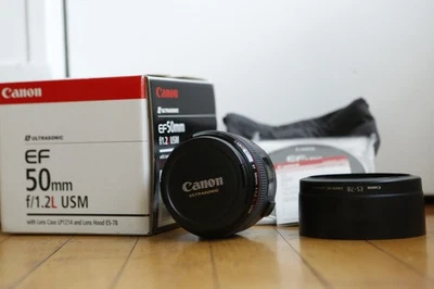 [CASI COMO NUEVO] Lente Canon EF 50 mm f/1,2 L USM Foto 1 de 4