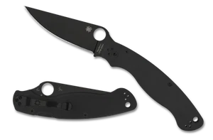 Spyderco Knives Military 2 C36GPBK2 Black S30V G-10 Stainless Pocket Knife - Picture 1 of 3