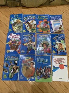 Abeka Grade 2 Readers (Complete Set) Plus Handbook, Primary Bible Read Books a-j - Picture 1 of 5