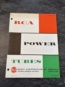 Vintage RCA Power Tubes Catalog 1963 Applications Data Manual LOC F - Bild 1 von 22