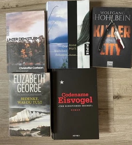 Krimi Paket Thriller 5 Stück - Bild 1 von 2