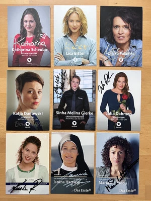 #02# Sale Konvolut TV ARD Tatort Sturm der Liebe Mix 36 AK original signiert WBL - Bild 1 von 4