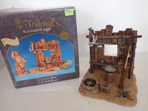 Fontanini Krippe Schmiede # 55535 für 5" Dorf mit Kühlbecken Besen - Bild 1 von 3