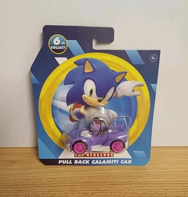 NEW RARE Blaze the Cat Sonic Hedgehog Sega Racing Pullback Calamiti Car Toy - Image 1 of 3
