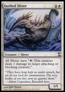 MTG - Quilled Sliver - Time Spiral - NM, English Magic FLAT RATE SHIP - Picture 1 of 1