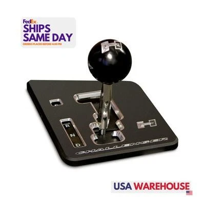 Hurst 5380402, Kit Chrome Steel Comp Stick Kit Fits 08-Up Dodge Challenger Black - Image 1 of 4