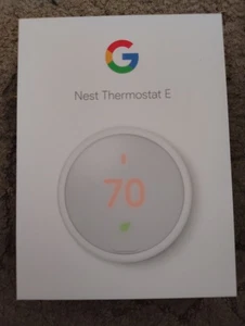 Google Nest Thermostat E Smart WIFI Learn Thermostat White A0063 - Picture 1 of 4