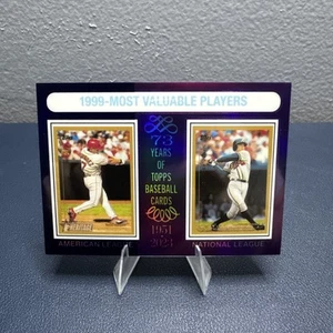 2024 Topps Heritage High Number 1999 Most Valuable Player Purple Chrome - Picture 1 of 3