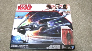 2017 Star Wars Kylo Ren's Tie Silencer Force Link The Last Jedi New - Picture 1 of 8