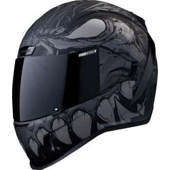 Capacete Icon Airform rosto inteiro - Manik'RR preto escuro - MIPS - tamanho adulto médio - Imagem 1 de 4