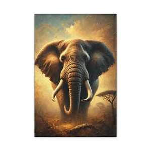 ๐ Majestic Elephant Wall Art | African Safari Canvas Decor - Picture 1 of 11