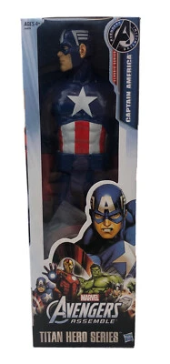 Marvel Avengers Assemble Titan Hero Series - Captain America 12” Action Figure - Image 1 of 4