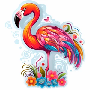 Autoaufkleber Sticker Flamingo Aufkleber - Picture 1 of 1