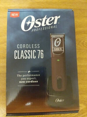 Oster Professional Cordless Classic 76 Heavy Duty Detachable Blade Clipper NIB - Image 1 of 4