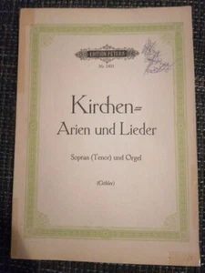 Kirchen = Arien und Lieder Sopran (Tenor) und Orgel (Göhler) Ed. Peters Nr. 2451 - Bild 1 von 6