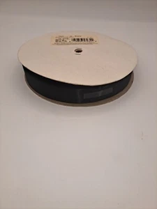 Single Face Black Satin Ribbon 7/8" 100 Yards. New Old Stock. - Picture 1 of 5