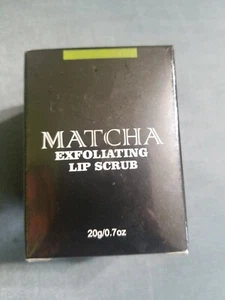 Exfoliating Green Tea Matcha Sugar Lip Scrub for Dry, Chapped & Cracked Lips - Picture 1 of 5