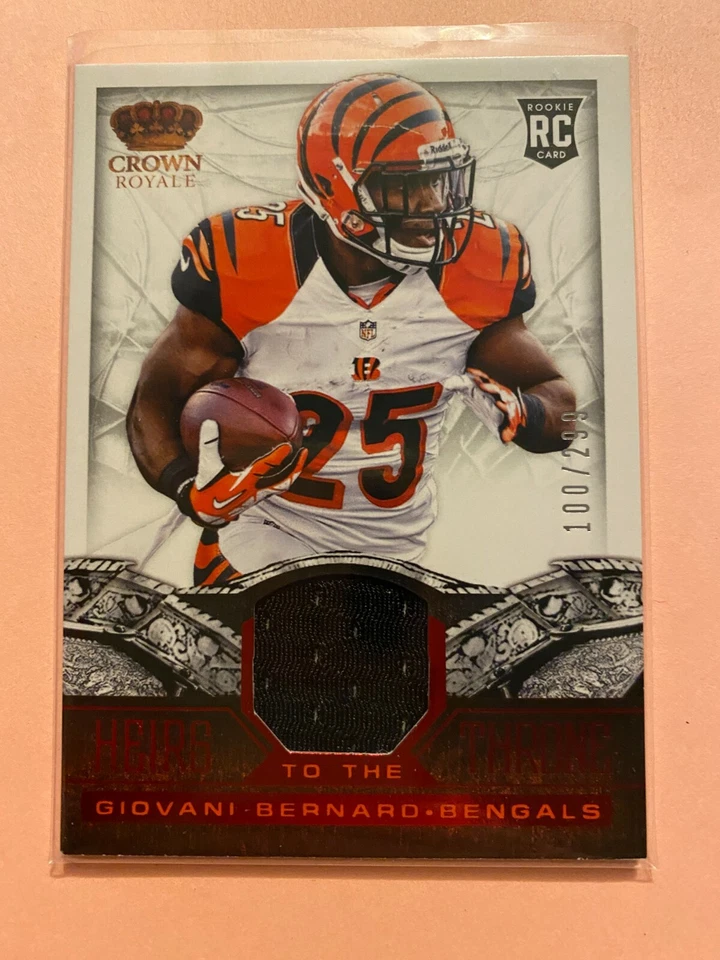 A20,507 - 2013 Crown Royale Heirs to the Throne Jersey #12 Giovani Bernard/299 - Image 1 of 1