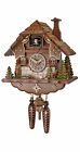 Quartz Cuckoo Clock Black Forest House With Music En 361 Qm New