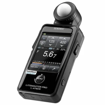 Sekonic L-478DR LiteMaster PRO Medidor de Luz Inteligente Sistema Pocketwizard - Totalmente Nuevo Foto 1 de 2