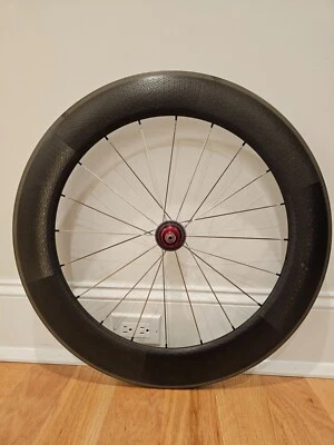 Rueda Trasera Tubular Carbono Zipp Z8 700c, Llanta-Freno, Shimano, Sin Calcomanías, NUEVA Foto 1 de 4