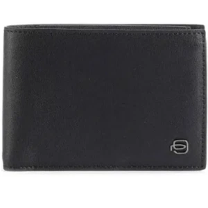 Piquadro Leather Wallet Black Mens BRAND NEW - Picture 1 of 4