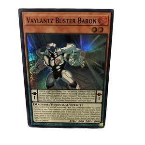 Yugioh TAMA-EN005 Vaylantz Buster Baron Super Rare 1st Edition Holo Card TCG NM - Picture 1 of 7