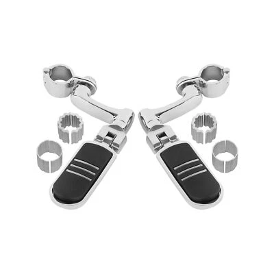 22/25/32/35mm Highway Foot Pegs Fit For Harley Suzuki Honda Triumph Chrome - Image 1 of 4