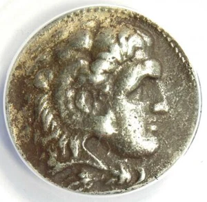 Alexander the Great III AR Tetradrachm Silver Coin 323-305 BC - ANACS VF30 - Picture 1 of 5