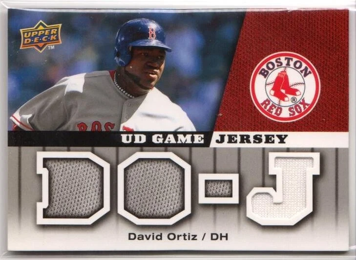 2009 Upper Deck Series 1 Baseball UD Game Jersey Relic David Ortiz #GJ-DO - Image 1 of 2