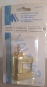 Valmar Solid Brass Trailer Hitch Lock w/2 Keys Model 80752 - Picture 1 of 8