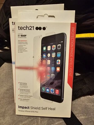 Tech21 Impact Sheild Protector de Pantalla Autocuración iPhone 6/6s NUEVO ENVÍO RÁPIDO Foto 1 de 2