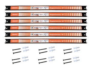 6x Magnetleiste Werkzeughalter Wandhalter Werkzeugleiste Magnetschiene 46cm - Bild 1 von 5