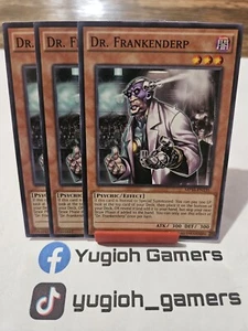 Yu-Gi-Oh Dr. Frankenderp X3 MP16 Unlimited Common Light Played - Picture 1 of 1