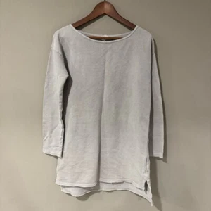 Free People Intimately Oversized Sweater Gray Pullover Lounge Tunic Size Small - Picture 1 of 5