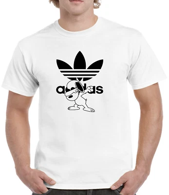 FRUIT OF THE LOOM Camiseta deportiva de dibujos animados para perro Snoopy camiseta divertida para niños y hombres regalo deportivo