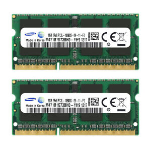 Samsung 32GB 16GB 8GB DDR3L 1333MHz PC3L-10600S 1.35V SODIMM Laptop Memory LOT