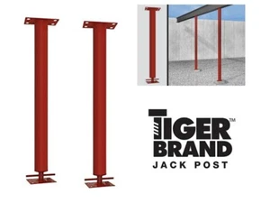 Adjustable Support Column 3" D x 32" H, Tiger Brand 3A-2428 Jack Post (2-Pack) - Foto 1 di 2