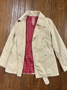 Vintage G-Unit Coat Jacket Peacoat Women's M Y2K Hip Hop 50 Cent Baby Phat - Picture 1 of 6