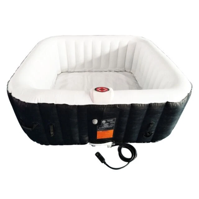 ALEKO HTISQ4BKWH Inflatable Hot Tub