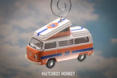 Union 76 Aceite Volkswagen Tipo 2 Cámper Autobús Furgoneta Personalizado Adorno de Navidad Foto 1 de 4