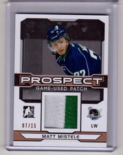 MATT MISTELE /14 ITG Leaf 2014 Draft Prospects Game-Used Patch ROOKIE #07/15 SP