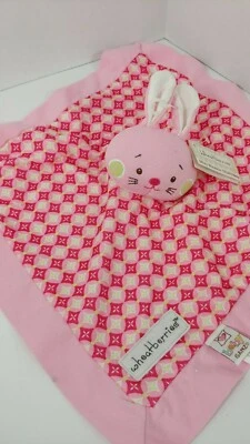 Baby Ganz wheatberries Pink Bunny Baby Security Blanket Mini Blankie  - Image 1 of 4