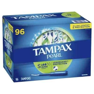 Tampax Pearl Tampons, super assorbente - numero 96 - Foto 1 di 1