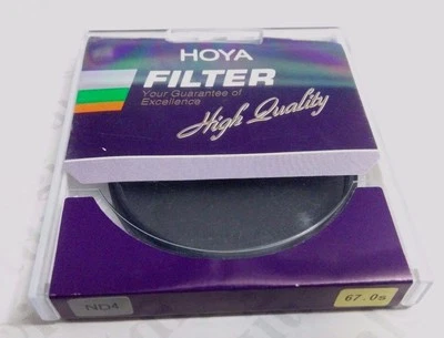 Hoya 67mm ND4 NDX4 ND-4 Lens Filter Neutral Density Japan OEM Genuine nd 4 67 mm - Image 1 of 3