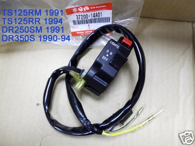 Suzuki TS125 DR250 DR350 Switch Assy Right OEM TS125R HANDLE SWITCH 37200-14A01 Foto 1 de 4