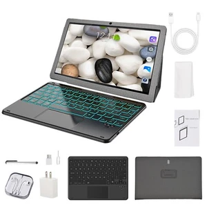 14in 4G Tablet Android 12 12GB RAM 512GB ROM 2000x1200 IPS Bundle Keyboard Case - Picture 1 of 21